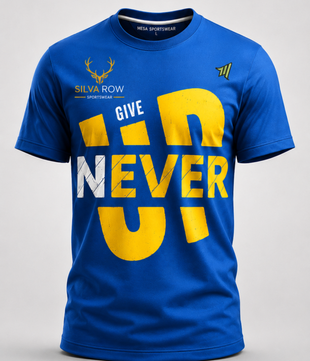 Silva Row Never Give Up T-Shirt