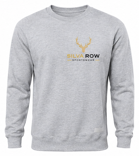 Silva Row Men White Sweat Shirt