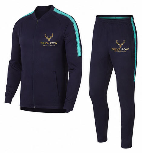 Silva Row Men’s Dark Blue Tracksuit